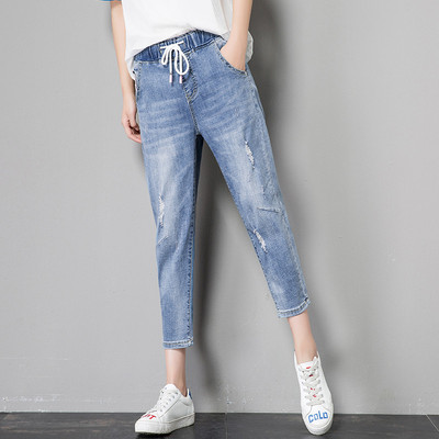 Γυναικείο casual τζιν με τσέπη