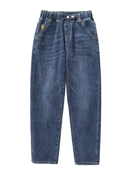 Női szűk farmernadrág elasztikus derékpánttal