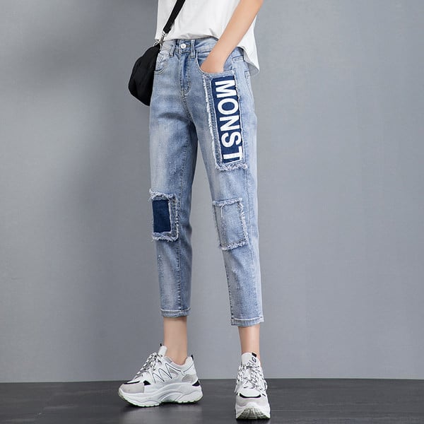 Női rövidített farmer - két színben