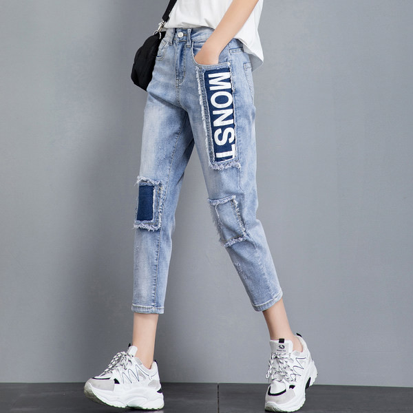 Női rövidített farmer - két színben