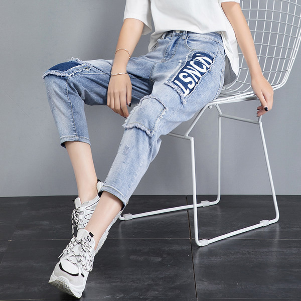 Női rövidített farmer - két színben