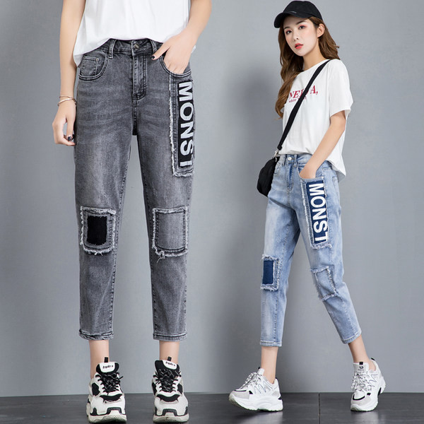 Női rövidített farmer - két színben