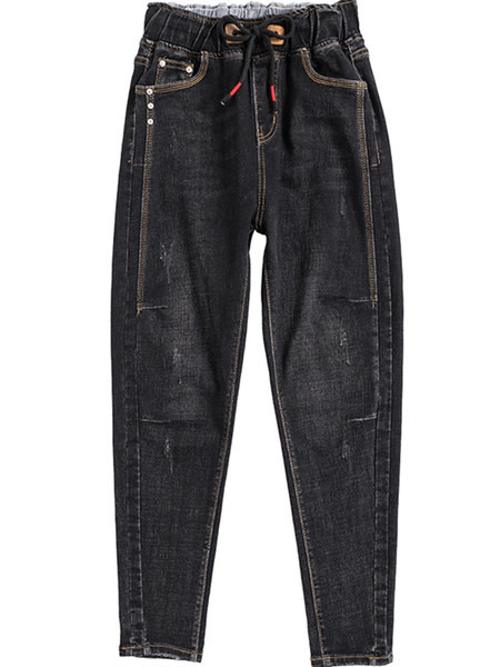 Naiste teksapükste uus mudel - kõrge vöökoht