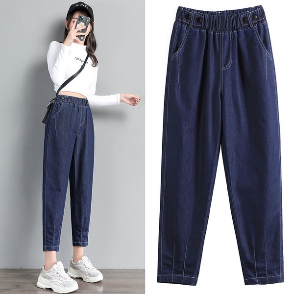 Női farmer tiszta modell egy színben