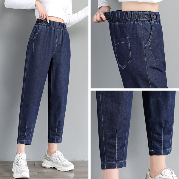 Női farmer tiszta modell egy színben