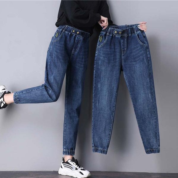 Alkalmi női farmernadrág – magas derék