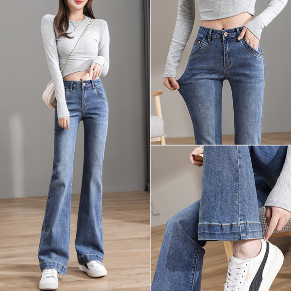 Elasztikus női farmer a mindennapi élethez