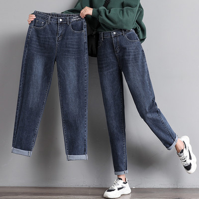 Γυναικείο casual ψηλόμεσο τζιν 9/10 μήκους