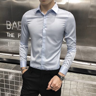 Elegantiški vyriški marškinėliai trumpomis rankovėmis