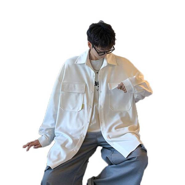 Vyriški laisvalaikio marškinėliai su kišene ir apykakle