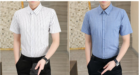 Nauji vyriški marškiniai su įvairių spalvų juostelėmis