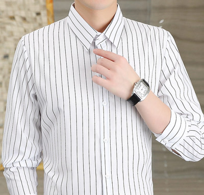 Vyriški marškinėliai ilgomis rankovėmis su sagomis