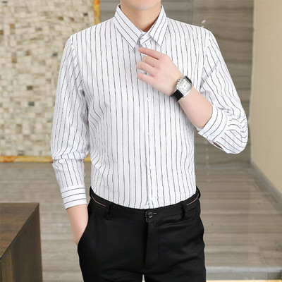 Vyriški marškinėliai ilgomis rankovėmis su sagomis