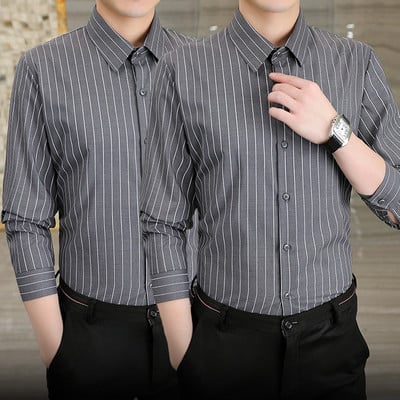 Vyriški marškiniai su klasikine apykakle