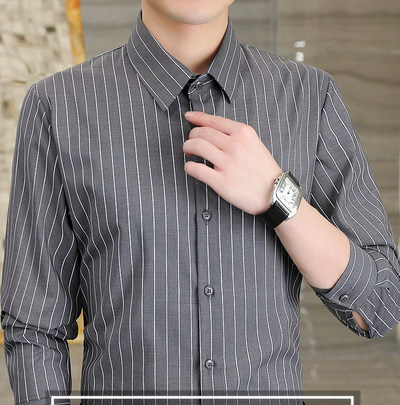 Vyriški marškiniai su klasikine apykakle