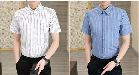 Vyriški marškiniai su klasikine apykakle