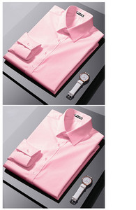 Férfi testhezálló hosszú ujjú ing klasszikus gallérral