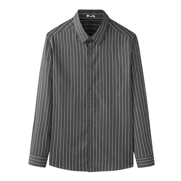 Meeste triibuline pikkade varrukate ja nööpidega särk mitmes värvitoonis