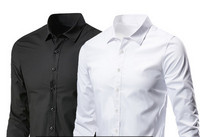 Κομψό ανδρικό πουκάμισο με μακριά μανίκια σε διάφορα χρώματα