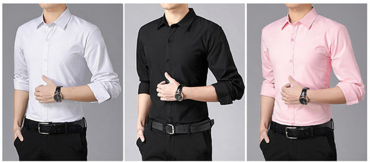 Formális férfi ing - egyszínű