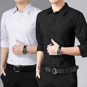 Új modell testreszabott férfi ing rövid és hosszú ujjal