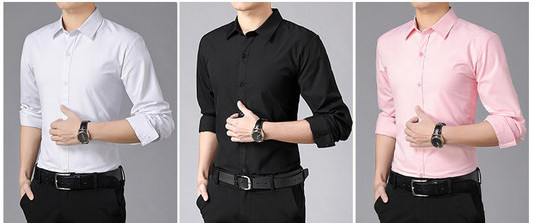 Új modell testreszabott férfi ing rövid és hosszú ujjal