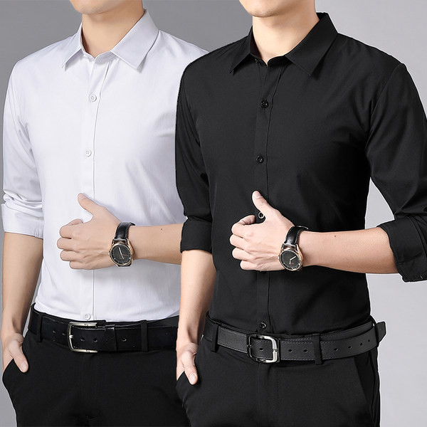 Új modell testreszabott férfi ing rövid és hosszú ujjal