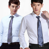 Stilingi vyriški marškiniai su klasikine apykakle ir kišene