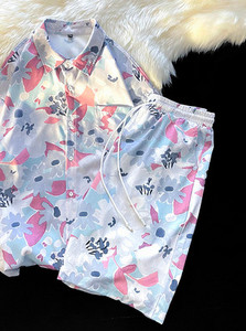 Ανδρικό καλοκαιρινό πουκάμισο με κουμπιά και κλασικό γιακά