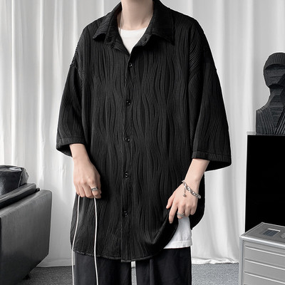 Alkalmi férfi rövid ujjú ing három színben