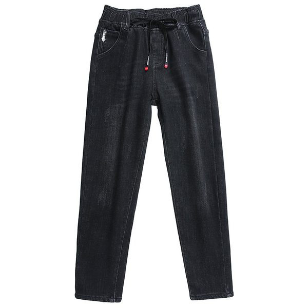 Γυναικείο τζιν με ψηλόμεσο και κορδόνια νέο μοντέλο