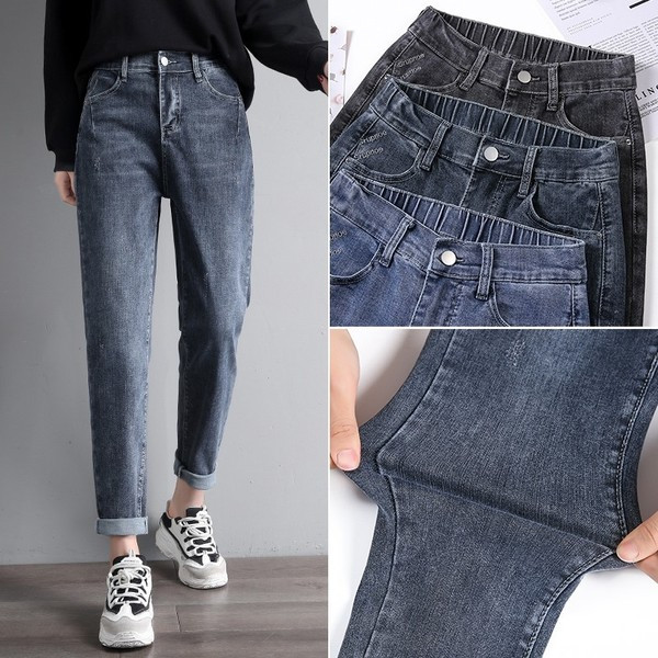 Γυναικείο casual τζιν καθαρό μοντέλο