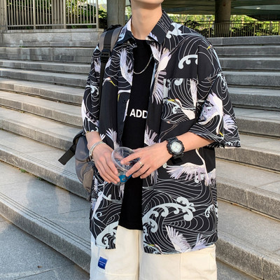 Įprasti vyriški marškinėliai su raštu