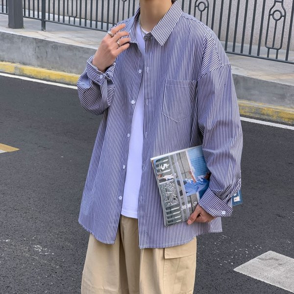 Férfi csíkos ing két színben