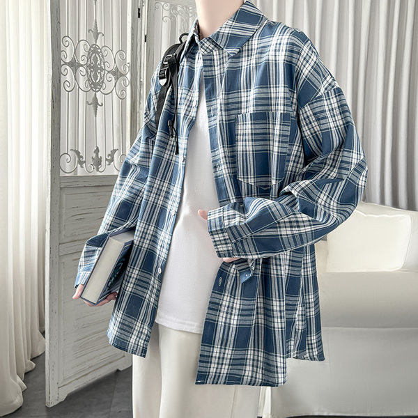 Vyriški retro marškinėliai ilgomis rankovėmis