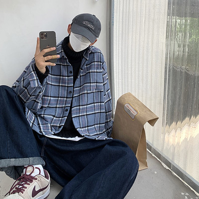 Meeste pikkade varrukatega särk – tšekk