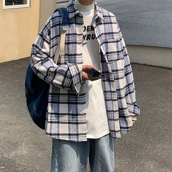 Meeste pikkade varrukatega särk – tšekk