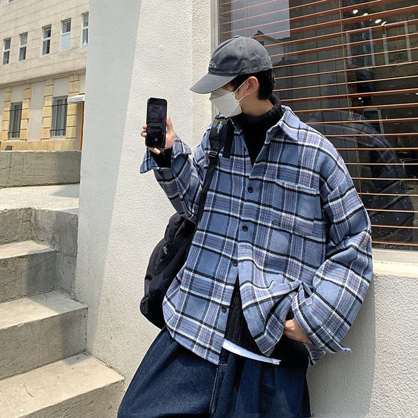 Meeste pikkade varrukatega särk – tšekk