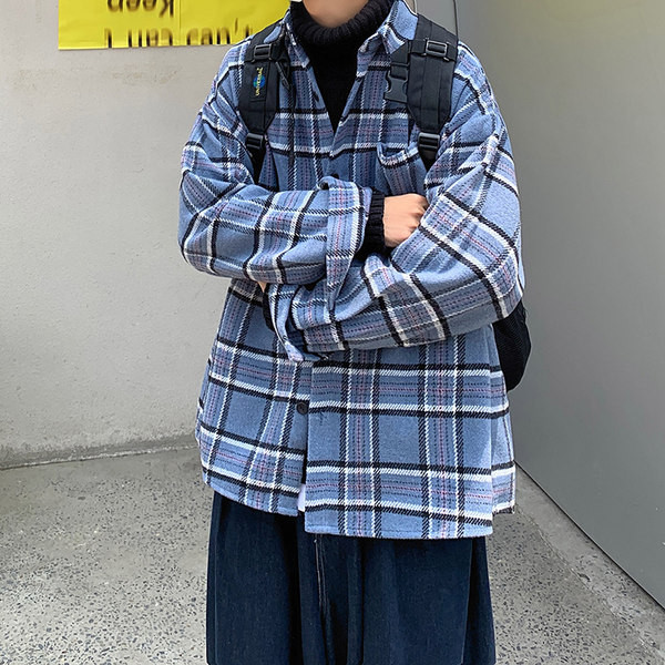 Meeste pikkade varrukatega särk – tšekk