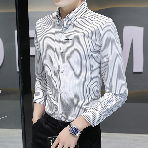 Férfi hosszú ujjú csíkos ing