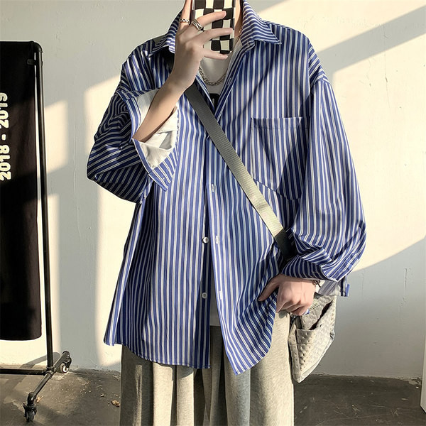 Férfi alkalmi ing széles mintás