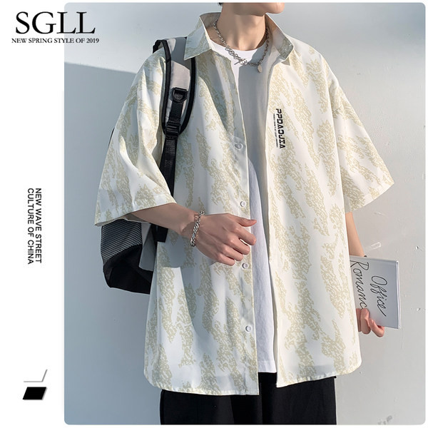 Alkalmi férfi 3/4 ujjú ing