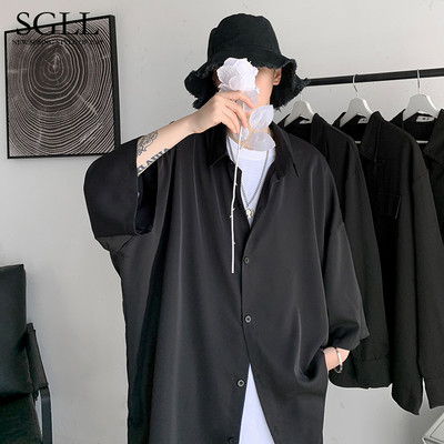 Vyriški laisvi marškiniai - 3/4 rankovėmis