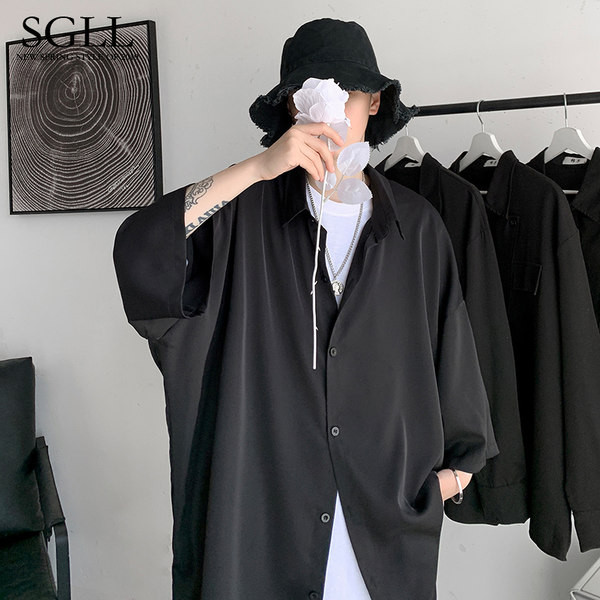 Vyriški laisvi marškiniai - 3/4 rankovėmis