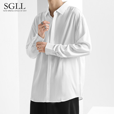 Κλασικό ανδρικό μακρυμάνικο πουκάμισο σε τρία χρώματα