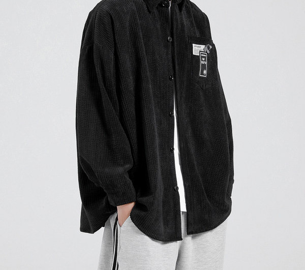 Meeste vabaaja särk musta ja sinise värviga