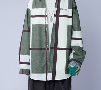 Férfi alkalmi hosszú ujjú galléros ing