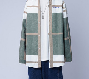 Férfi alkalmi hosszú ujjú galléros ing