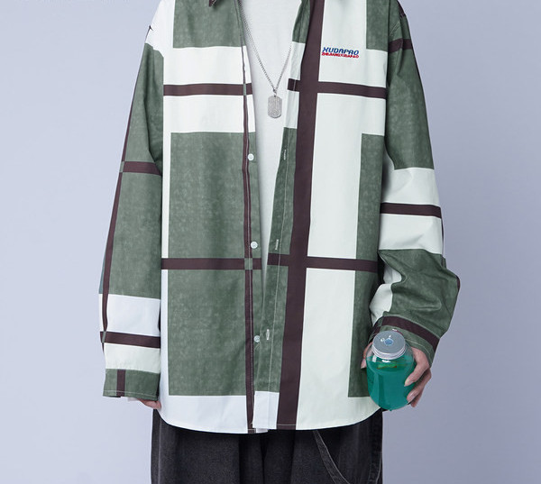 Laisvalaikio vyriški marškinėliai ilgomis rankovėmis apykakle