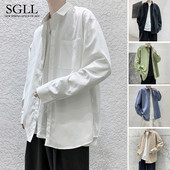 Férfi hosszú ujjú ing zsebbel